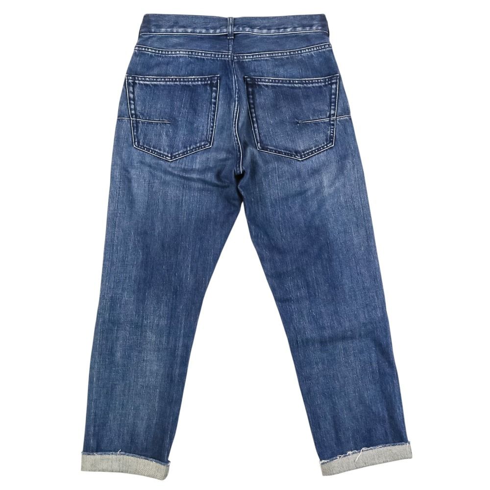 Dior J'adior Cutoff Boyfriend Denim Pants 36 Indigo — view 2
