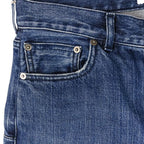 Dior J'adior Cutoff Boyfriend Denim Pants 36 Indigo — view 4