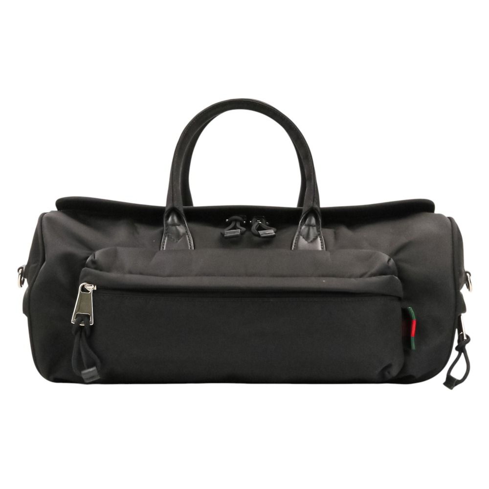 Gucci Sherry Line Nylon 2-Way Boston Bag Black — view 2
