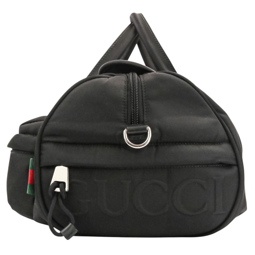 Gucci Sherry Line Nylon 2-Way Boston Bag Black — view 4