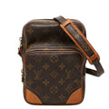 Louis Vuitton Monogram Amazon Crossbody Shoulder Bag Brown Leather