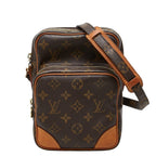 Louis Vuitton Monogram Amazon Crossbody Shoulder Bag Brown Leather