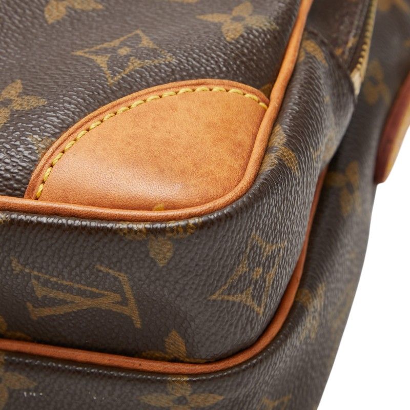 Louis Vuitton Monogram Amazon Crossbody Shoulder Bag Brown Leather