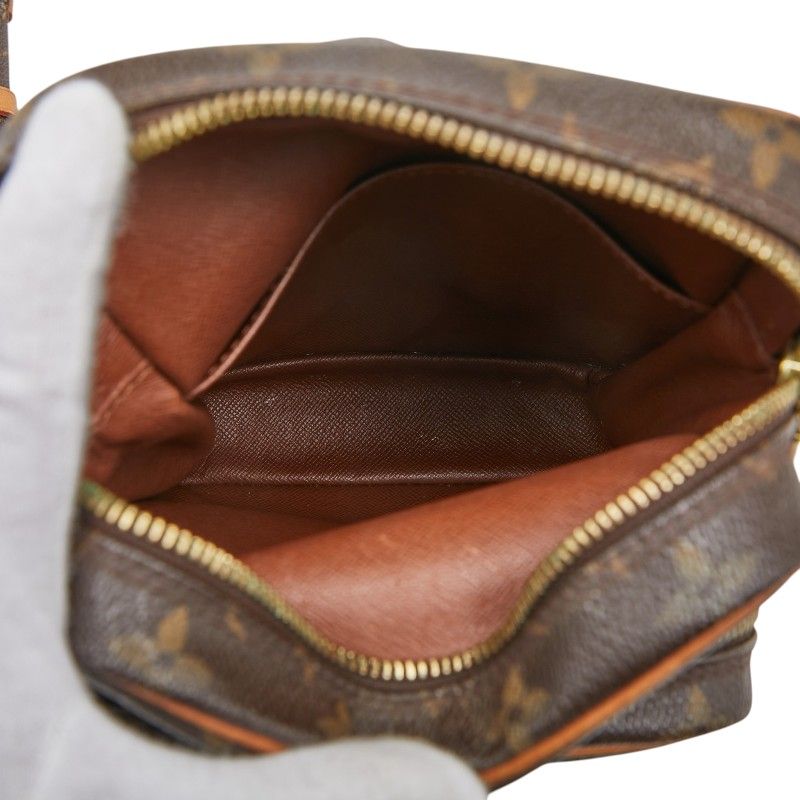 Louis Vuitton Monogram Amazon Crossbody Shoulder Bag Brown Leather