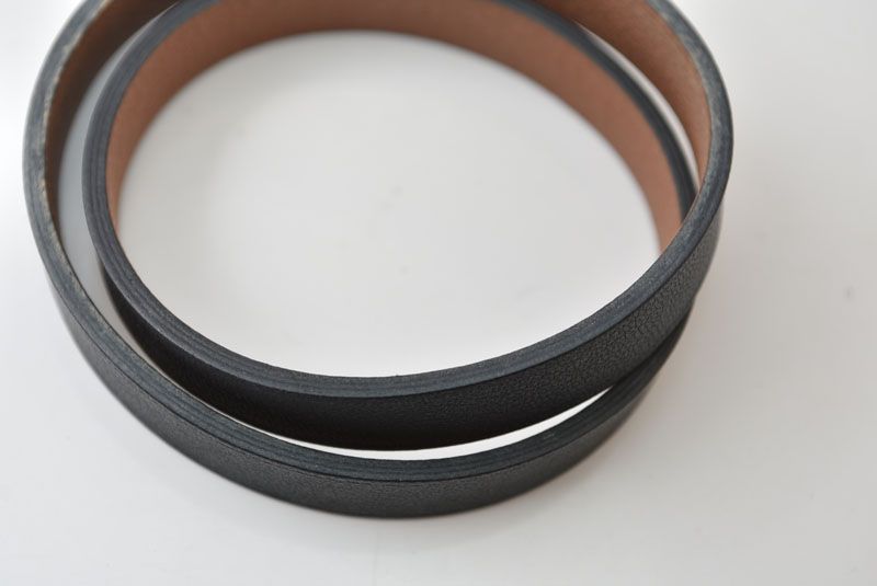 Hermes Bracelet Bangle Medallion Infini Double Tour T2 Black Silver Leather — view 6
