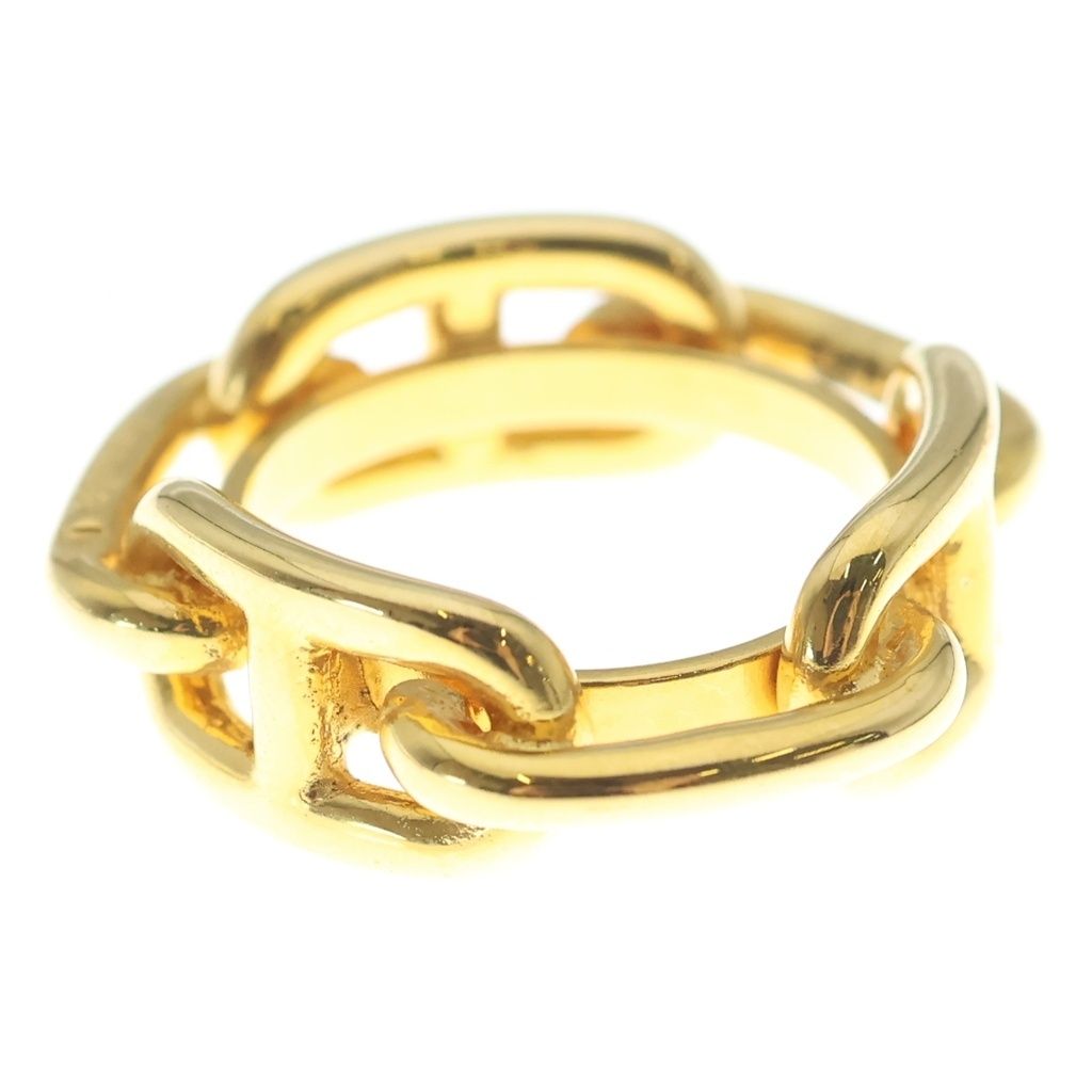 Hermes Chaine D'ancre Scarf Ring Gold — view 3