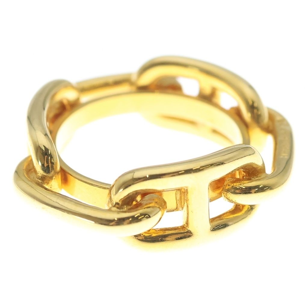 Hermes Chaine D'ancre Scarf Ring Gold — view 4