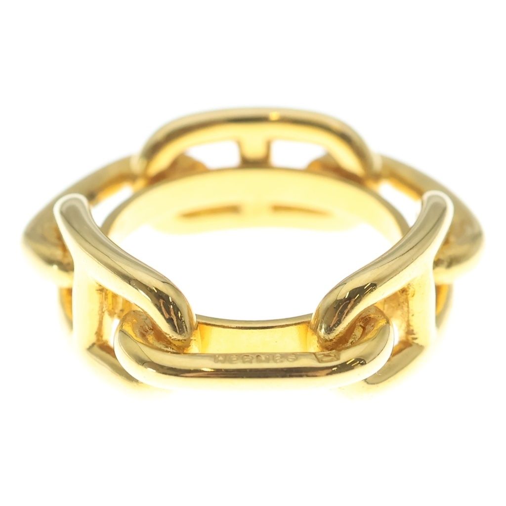 Hermes Chaine D'ancre Scarf Ring Gold — view 2