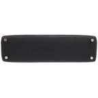 Hermes Shoulder Bag Vintage Chevre Black — view 6