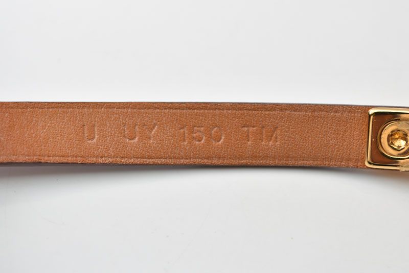 Hermes Bangle Bracelet Mini Rival Vo Swift Brown Gold — view 6