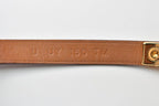 Hermes Bangle Bracelet Mini Rival Vo Swift Brown Gold — view 6