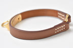 Hermes Bangle Bracelet Mini Rival Vo Swift Brown Gold — view 3