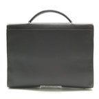 Chanel CC Logo Turnlock Caviar Leather Business Hand Bag Black — view 3