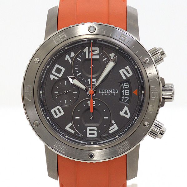 Hermes Watch Clipper Diver Chronograph Automatic Winding