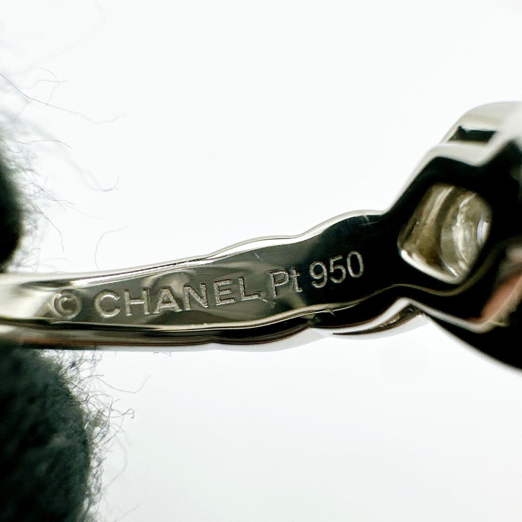 Chanel Coco Crush Diamond Platinum Gia with Ring — view 5
