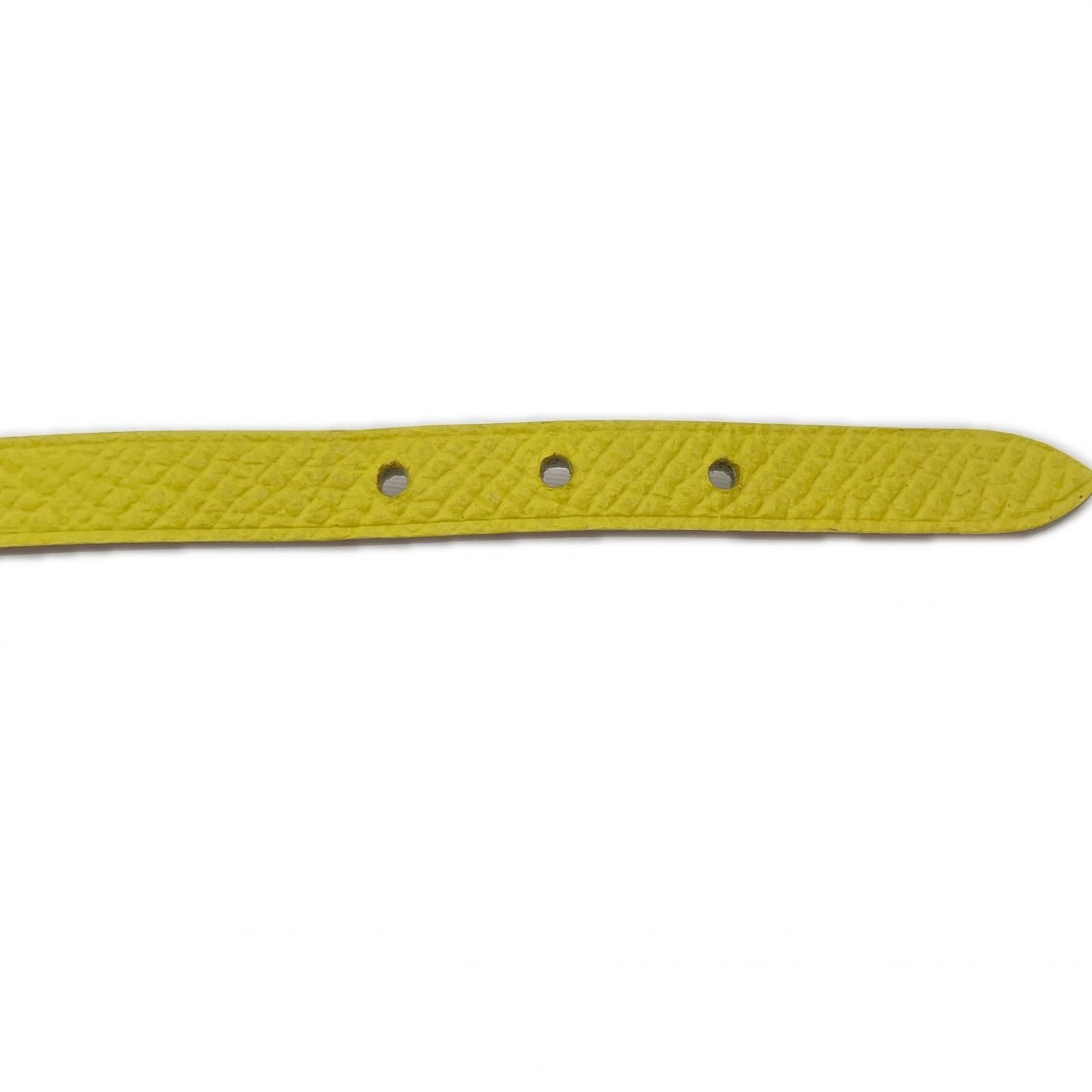 Hermes Bracelet Behapi Reversible Swift Double Tour Lime Etain — view 4