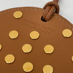 Hermes Pendant Leather Studs Brown — view 4