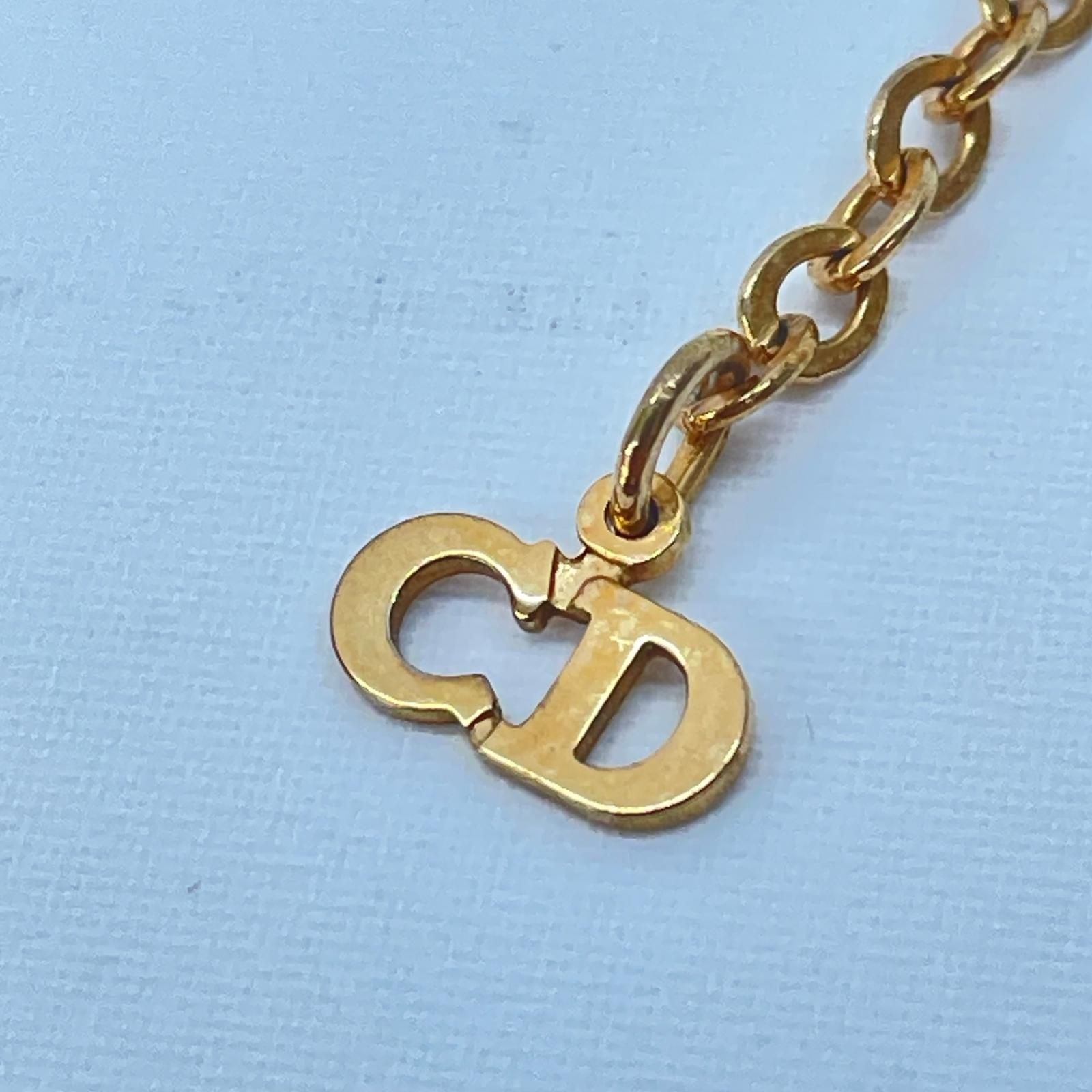 Dior Necklace CD Logo Gold — view 4