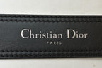 Dior Belt Leather Black Silver Business — view 8