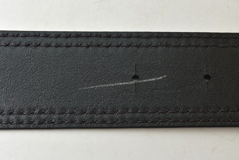 Dior Belt Leather Black Silver Business — view 4