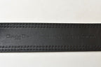 Dior Belt Leather Black Silver Business — view 3