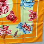 Hermes Large Scarf Carre 90 Confidents Des Coeurs Friends of the Heart Teddy — view 6