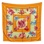Hermes Large Scarf Carre 90 Confidents Des Coeurs Friends of the Heart Teddy
