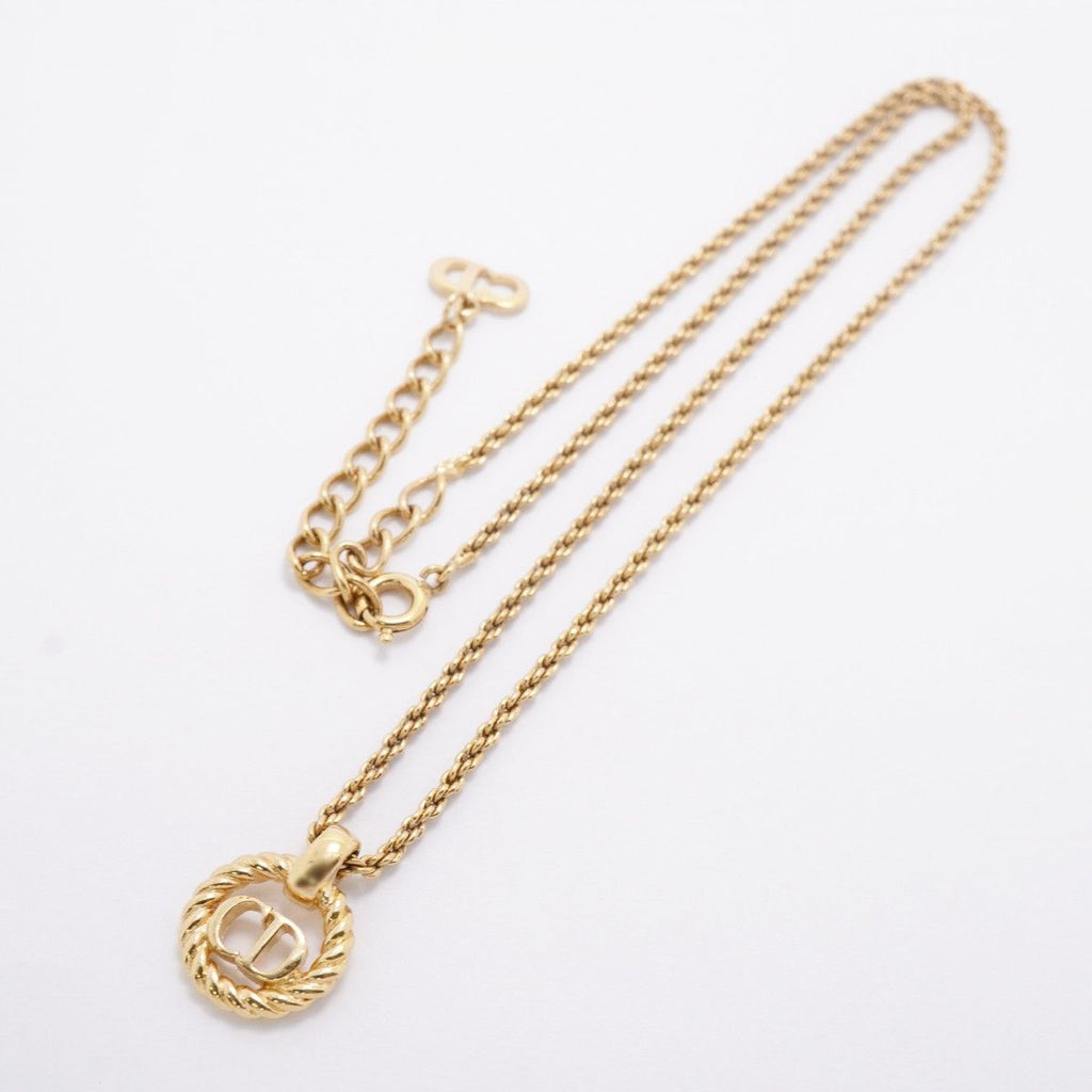 Dior Necklace CD Logo Gold Plated — view 3