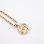 Dior Necklace CD Logo Gold Plated — view 2