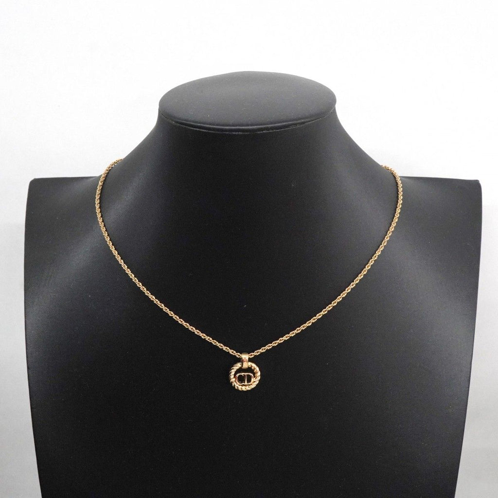 Dior Necklace CD Logo Gold Plated — view 6