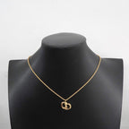 Dior Necklace CD Logo Gold Plated — view 6