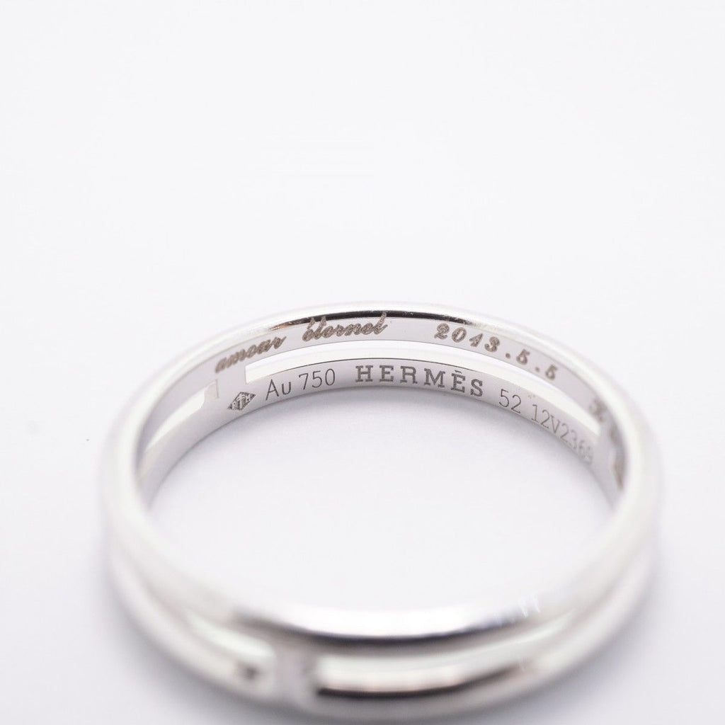 Hermes Ring Arianne 18k White Gold — view 4