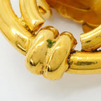 Chanel Earrings Vintage CC Logo Round — view 8