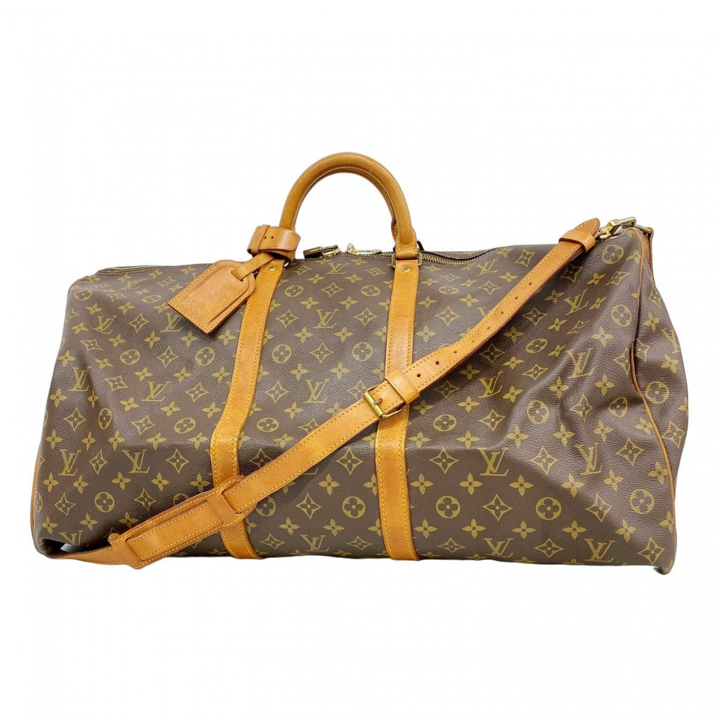 Louis Vuitton Boston Bag Monogram Keepall Bandouliere 60 Brown
