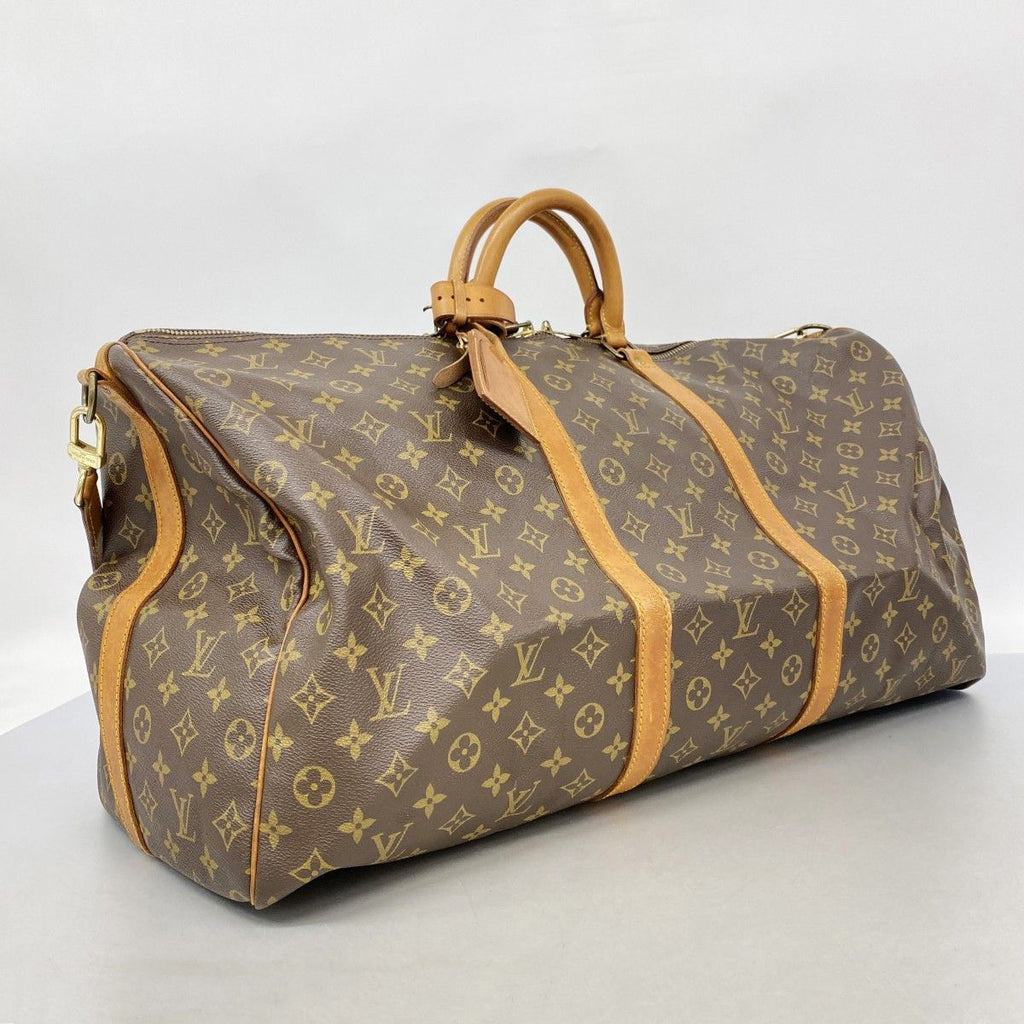 Louis Vuitton Boston Bag Monogram Keepall Bandouliere 60 Brown — view 2