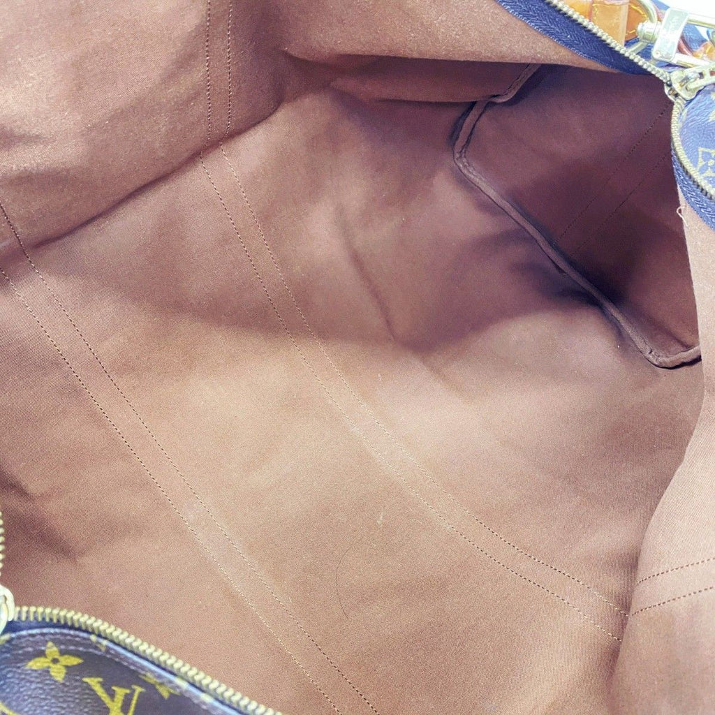 Louis Vuitton Boston Bag Monogram Keepall Bandouliere 60 Brown — view 4