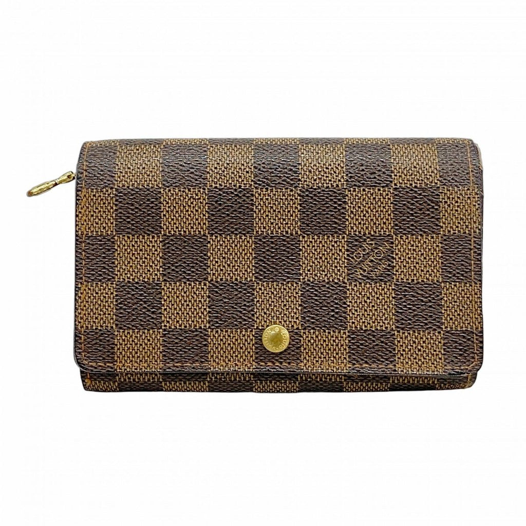 Louis Vuitton Wallet Damier Portefeuille Tresor Ebene