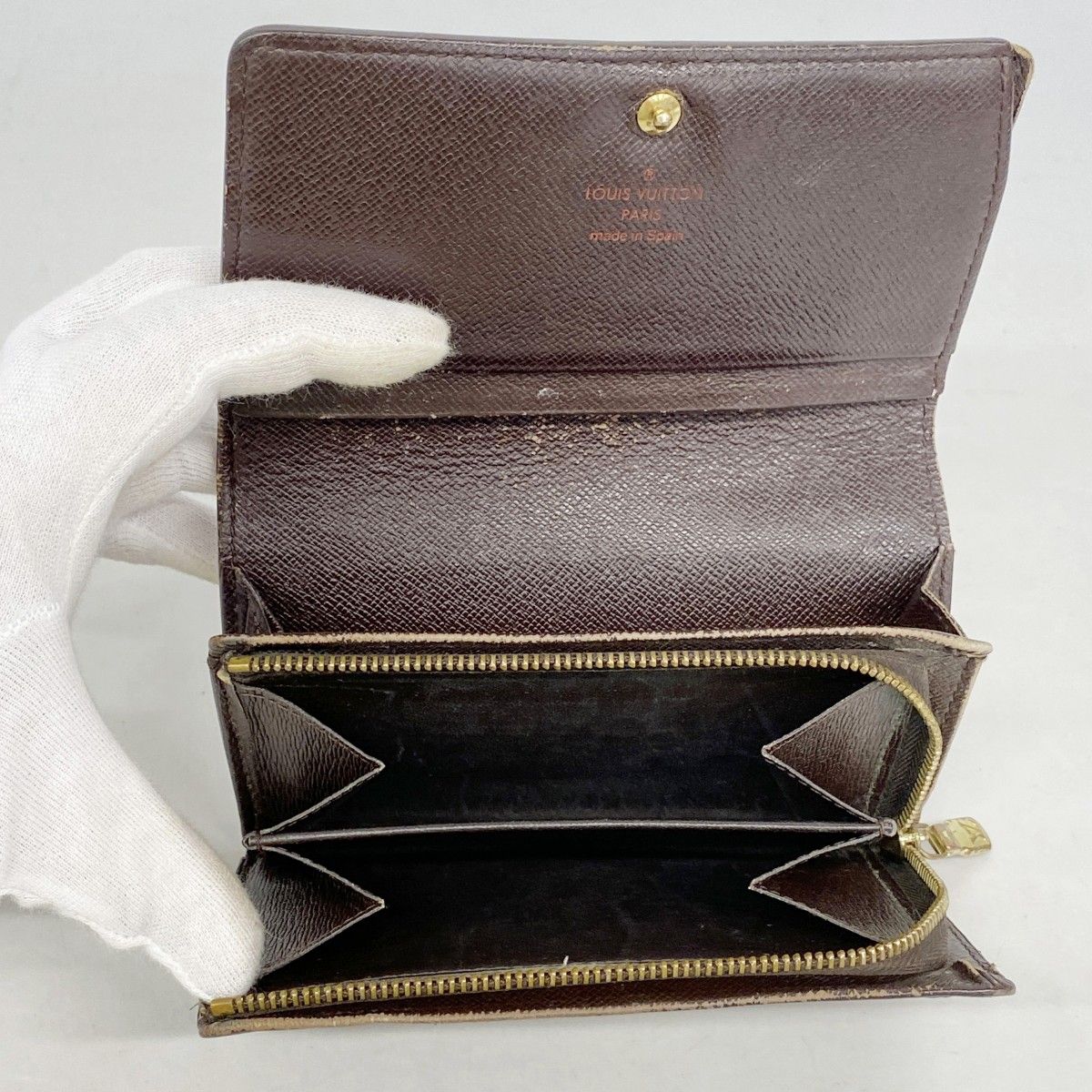 Louis Vuitton Wallet Damier Portefeuille Tresor Ebene — view 3