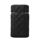 Chanel Shoulder Bag Quilted Caviar Leather Black Champagne Gold — view 8