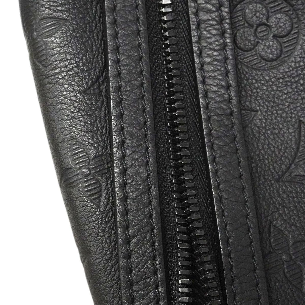 Louis Vuitton Belt Bag Monogram Shadow Duo Black — view 6