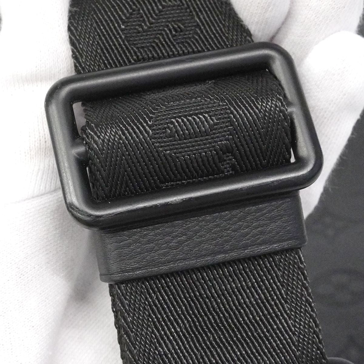 Louis Vuitton Belt Bag Monogram Shadow Duo Black — view 8