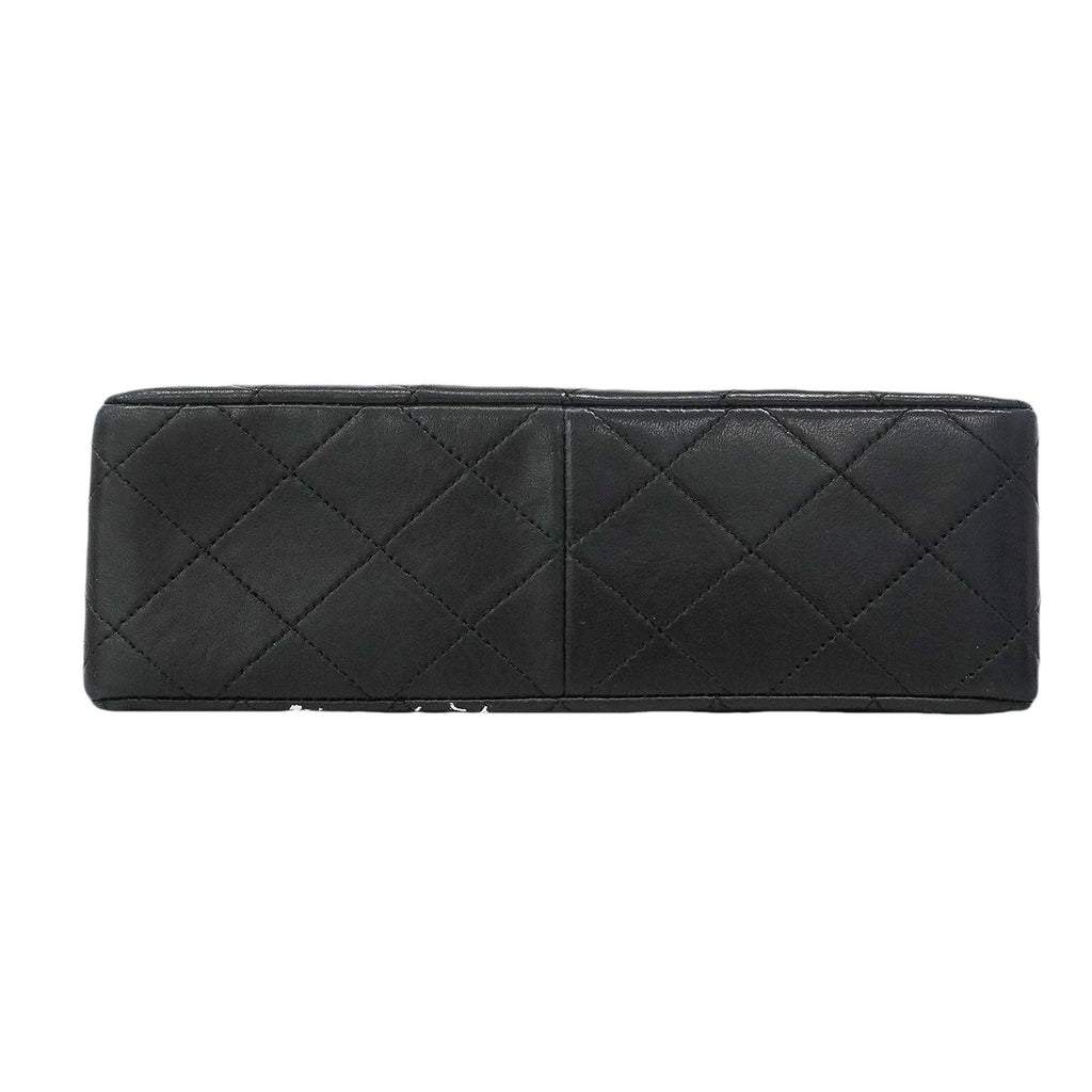 Chanel Shoulder Bag Mini Quilted Lambskin Black Gold — view 3