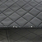 Chanel Shoulder Bag Mini Quilted Lambskin Black Gold — view 7