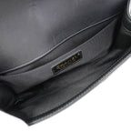 Chanel Shoulder Bag Boy Stitch Lambskin Black Gold — view 4
