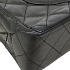 Chanel Shoulder Bag Quilted Limited Edition Lambskin Black Gold Silver — view 6
