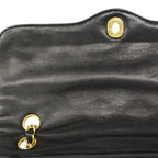Chanel Shoulder Bag Quilted Limited Edition Lambskin Black Gold Silver — view 8