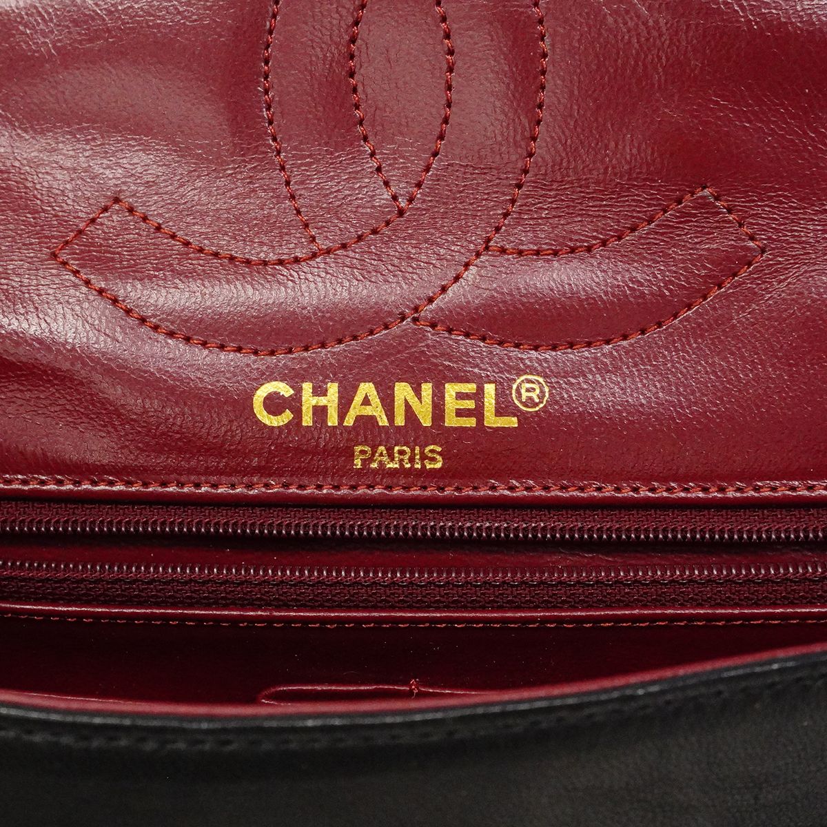 Chanel Shoulder Bag Quilted Limited Edition Lambskin Black Gold Silver — view 5