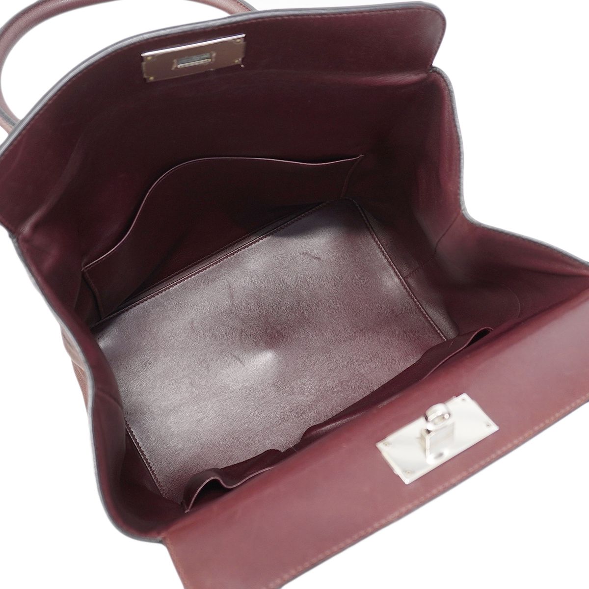 Hermes Handbag Toolbox 26 Color Rouge Ash Silver 2-Way — view 4