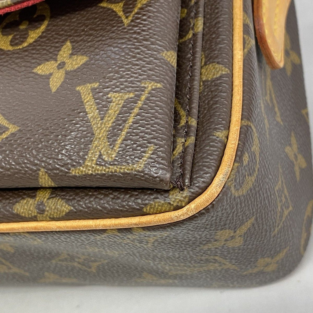 Louis Vuitton Shoulder Bag Monogram Viva Cite MM Brown — view 6