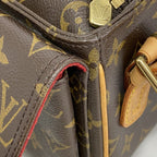 Louis Vuitton Shoulder Bag Monogram Viva Cite MM Brown — view 8